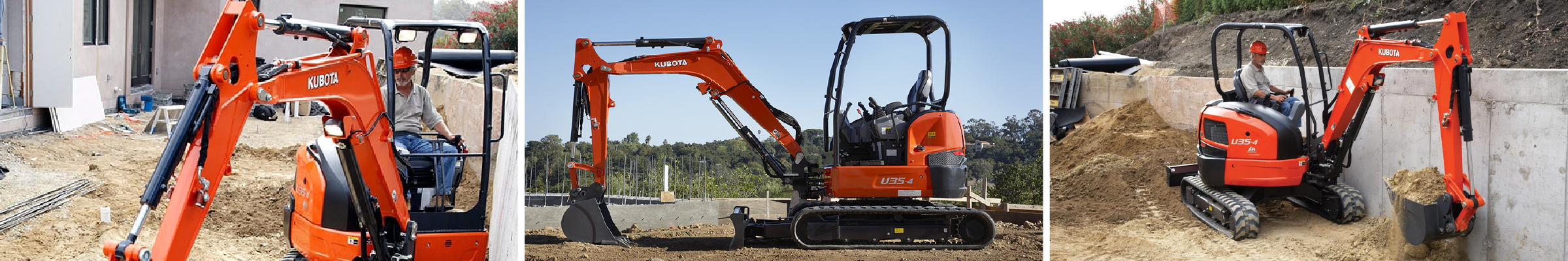 Kubota U35-4 Angle Blade Compact Excavator For Sale Near Irving, TX