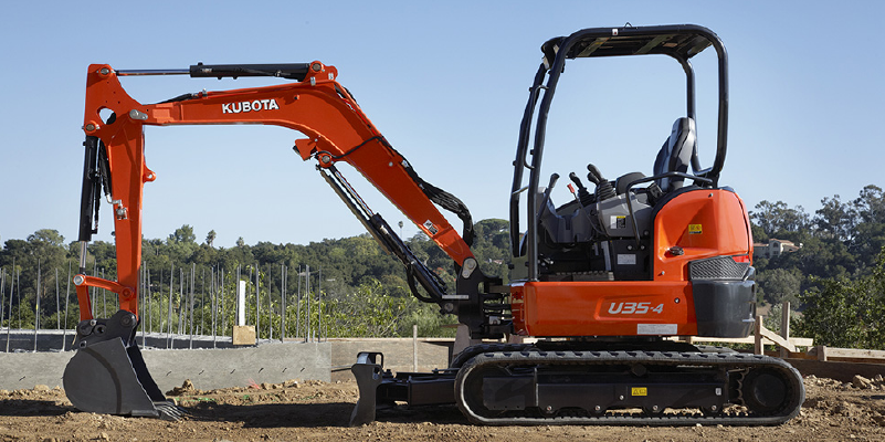 Kubota U35-4 Angle Blade Compact Excavator For Sale Near Irving, TX